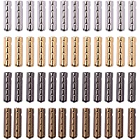 SUPVOX 80 piezas punta de cordones punta de cordel- puntas de metal de repuesto suave con forma de bala- para zapatos de…